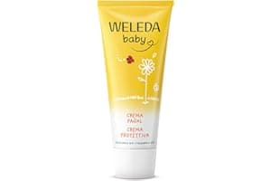 Weleda - Crema Pañal de Caléndula, Calma y Protege el Culito del Bebé, Apto para Pieles Sensibles - 75 ml